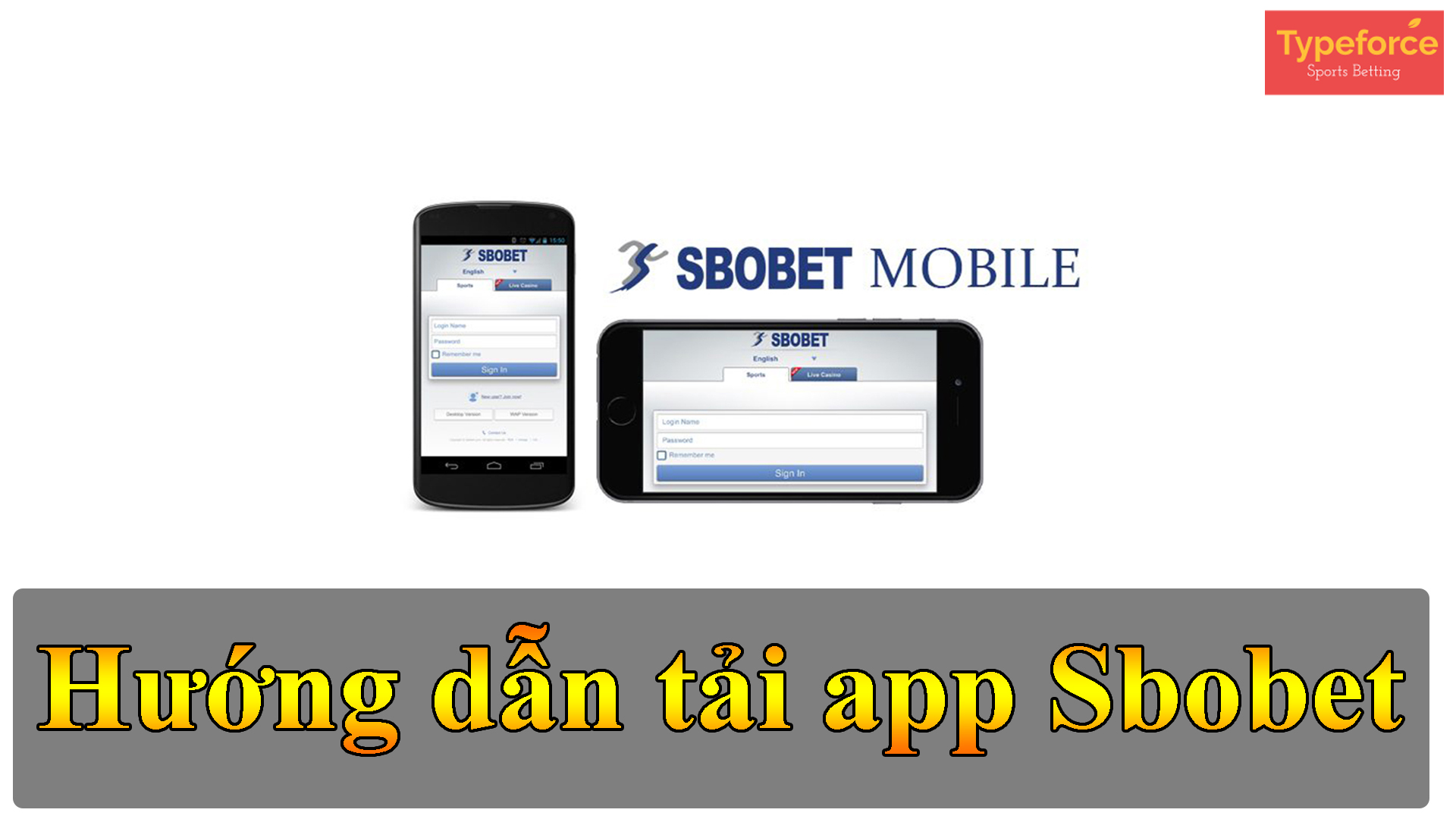 Hướng dẫn tải app Sbobet