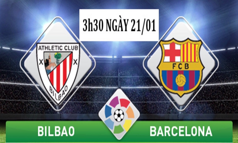 Cập nhật kèo bóng đá trận Athletic Bilbao và Barcelona